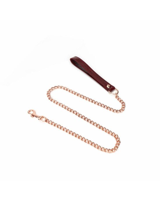 Нашийник з повідцем Liebe Seele Wine Red Collar and Leash Нашийник з повідцем Liebe Seele Wine Red Collar and Leash