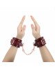 Наручники Liebe Seele Wine Red wirst Cuffs Наручники Liebe Seele Wine Red wirst Cuffs
