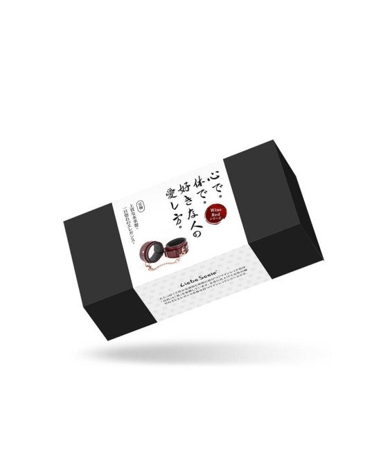 Поножі Liebe Seele Wine Red Anklecuffs Поножі Liebe Seele Wine Red Anklecuffs