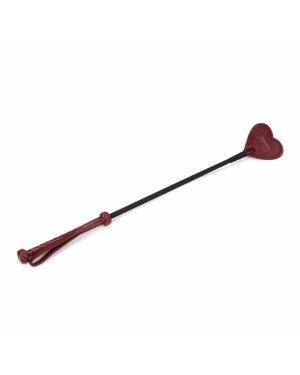 Ляскалка Liebe Seele Wine Red Riding Crop with Heart-Shape Tip