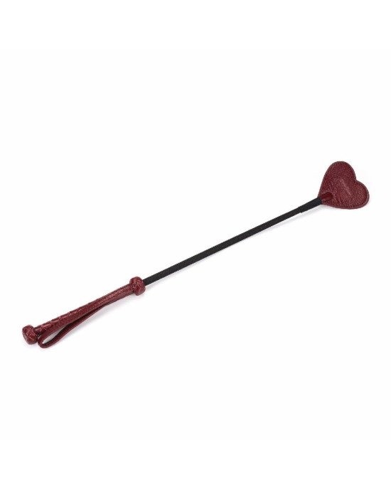 Ляскалка Liebe Seele Wine Red Riding Crop with Heart-Shape Tip Ляскалка Liebe Seele Wine Red Riding Crop with Heart-Shape Tip
