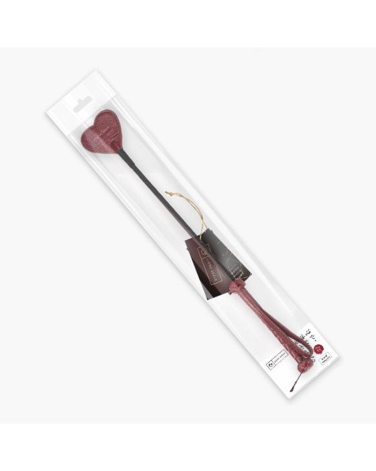 Ляскалка Liebe Seele Wine Red Riding Crop with Heart-Shape Tip Ляскалка Liebe Seele Wine Red Riding Crop with Heart-Shape Tip