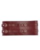 Шкіряний пояс для бондажу Liebe Seele Wine Red Waist Cuff S Size