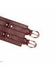 Шкіряний пояс для бондажу Liebe Seele Wine Red Waist Cuff S Size