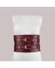 Шкіряний пояс для бондажу Liebe Seele Wine Red Waist Cuff M Size Шкіряний пояс для бондажу Liebe Seele Wine Red Waist Cuff M Size