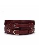 Шкіряний пояс для бондажу Liebe Seele Wine Red Waist Cuff M Size Шкіряний пояс для бондажу Liebe Seele Wine Red Waist Cuff M Size