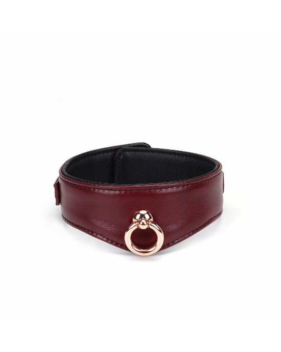 Нашийник з повідцем Liebe Seele Wine Red Curved Collar Нашийник з повідцем Liebe Seele Wine Red Curved Collar