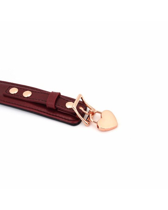 Нашийник з повідцем Liebe Seele Wine Red Curved Collar Нашийник з повідцем Liebe Seele Wine Red Curved Collar