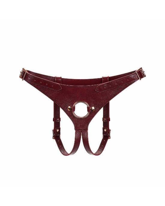 Трусики для страпона Liebe Seele Wine Red Strap on Harness Трусики для страпона Liebe Seele Wine Red Strap on Harness