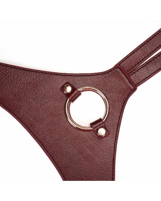 Трусики для страпона Liebe Seele Wine Red Strap on Harness Трусики для страпона Liebe Seele Wine Red Strap on Harness