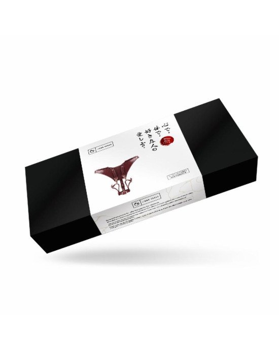 Трусики для вібромасажера Liebe Seele Wine Red Forced Orgasm Strop