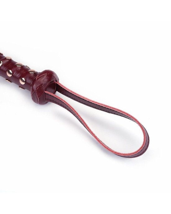 Флогер Liebe Seele Wine Red Studded Flogger Флогер Liebe Seele Wine Red Studded Flogger
