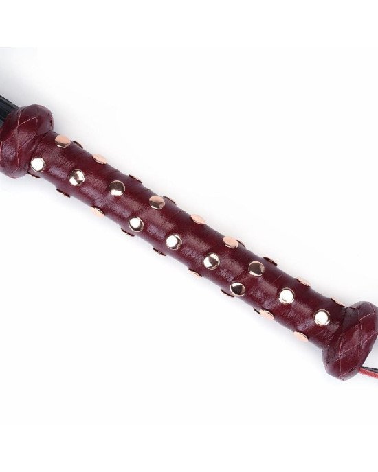 Флогер Liebe Seele Wine Red Studded Flogger Флогер Liebe Seele Wine Red Studded Flogger