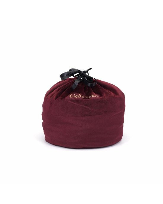Мішечок для зберігання іграшок Liebe Seele Wine Red Large Storage Bag Cylindrical Мішечок для зберігання іграшок Liebe Seele Wine Red Large Storage Bag Cylindrical