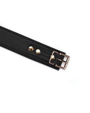 Нашийник з повідцем Liebe Seele Black Organosilicon Collar with Leash Нашийник з повідцем Liebe Seele Black Organosilicon Collar with Leash
