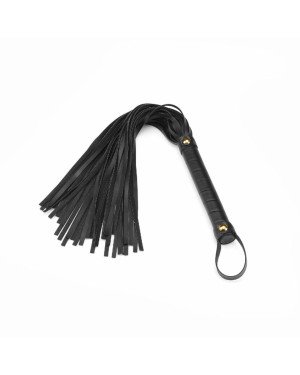 Флогер Liebe Seele Black Organosilicon Flogger