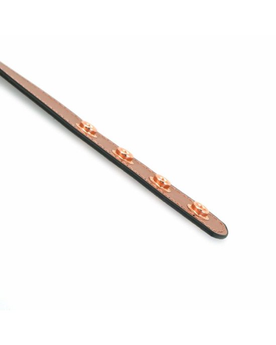Нашийник із затискачами для сосків Liebe Seele Rose Gold Memory Collar with Nipple Clamps Нашийник із затискачами для сосків Liebe Seele Rose Gold Memory Collar with Nipple Clamps