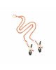 Нашийник із затискачами для сосків Liebe Seele Rose Gold Memory Collar with Nipple Clamps Нашийник із затискачами для сосків Liebe Seele Rose Gold Memory Collar with Nipple Clamps