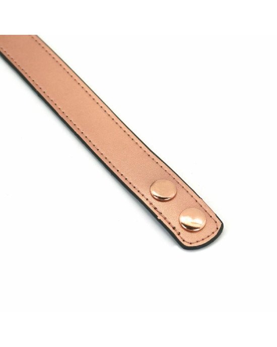 Нашийник із затискачами для сосків Liebe Seele Rose Gold Memory Collar with Nipple Clamps Нашийник із затискачами для сосків Liebe Seele Rose Gold Memory Collar with Nipple Clamps