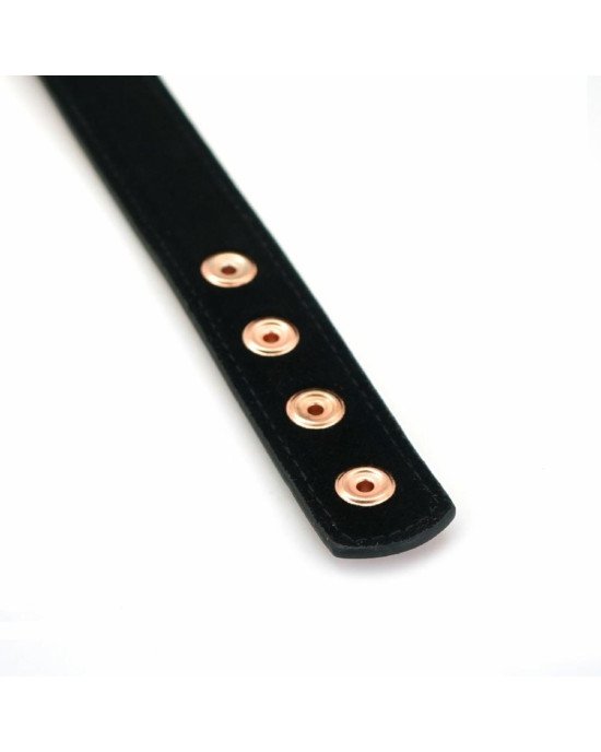 Нашийник із затискачами для сосків Liebe Seele Rose Gold Memory Collar with Nipple Clamps Нашийник із затискачами для сосків Liebe Seele Rose Gold Memory Collar with Nipple Clamps