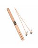 Нашийник із затискачами для сосків Liebe Seele Rose Gold Memory Collar with Nipple Clamps Нашийник із затискачами для сосків Liebe Seele Rose Gold Memory Collar with Nipple Clamps