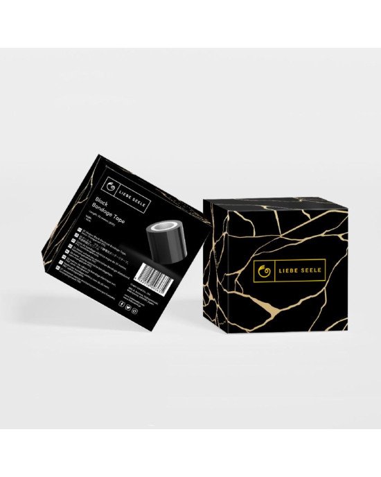 Скотч для бондажу Liebe Seele Bondage Tape Black 25м Скотч для бондажу Liebe Seele Bondage Tape Black 25м