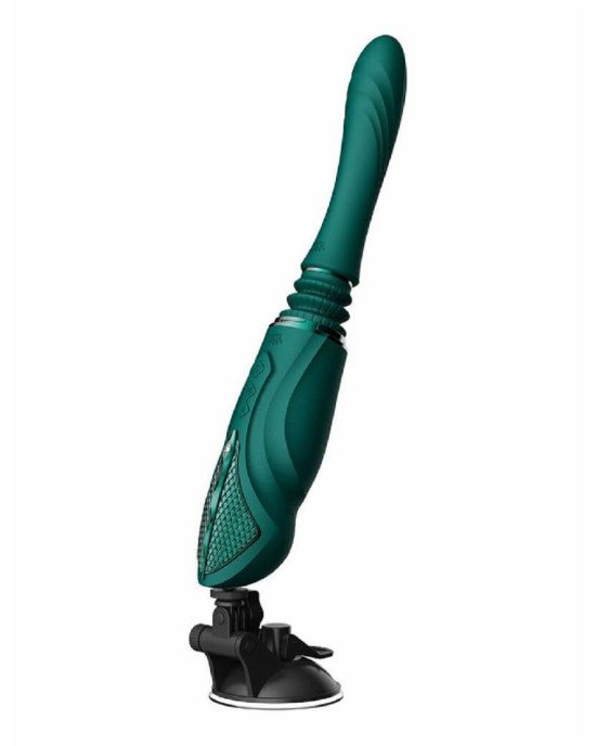 Компактна секс-машина Zalo - Sesh Turquoise Green