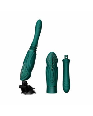 Компактна секс-машина Zalo - Sesh Turquoise Green