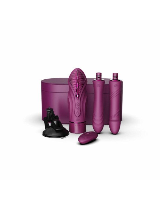 Компактна секс-машина Zalo - Sesh Velvet Purple Компактна секс-машина Zalo - Sesh Velvet Purple