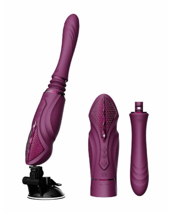 Компактна секс-машина Zalo - Sesh Velvet Purple Компактна секс-машина Zalo - Sesh Velvet Purple
