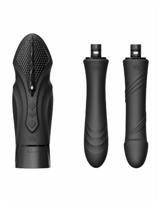 Компактна секс-машина Zalo - Sesh Obsidian Black