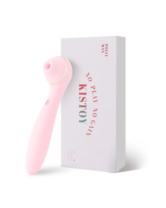 Вакуумний вібратор KISTOY Polly Max Pink