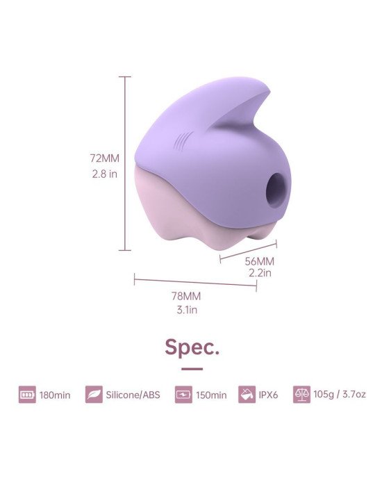 Вакуумний кліторальний стимулятор Magic Motion Unicorn Purple Вакуумний кліторальний стимулятор Magic Motion Unicorn Purple