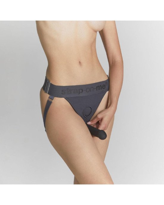 Трусики для страпона Strap-On-Me HARNAIS LINGERIE UNIQUE - One Size - GREY