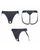 Трусики для страпона Strap-On-Me HARNAIS LINGERIE UNIQUE - One Size - GREY