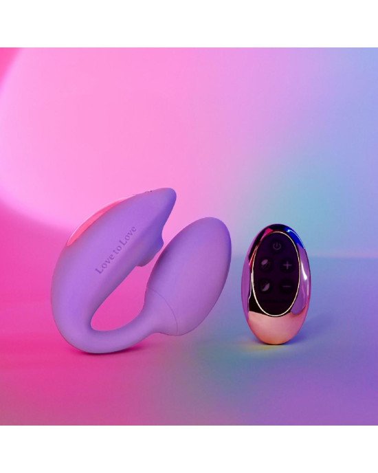 Віброяйце з вакуумною кліторальною стимуляцією Love To Love Wonderlover VIVA MAUVE Віброяйце з вакуумною кліторальною стимуляцією Love To Love Wonderlover VIVA MAUVE