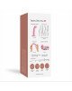 Насадка для страпону з подвійною точковою пульсацією Strap-On-Me TAPPING DILDO WAVE - CORAL PINK