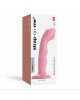 Насадка для страпону з подвійною точковою пульсацією Strap-On-Me TAPPING DILDO WAVE - CORAL PINK
