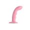 Насадка для страпону з подвійною точковою пульсацією Strap-On-Me TAPPING DILDO WAVE - CORAL PINK