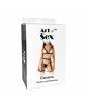 Сексуальний набір гартери та портупея Art of Sex - Geneva прикрашені кільцями, Натуральна шкіра, роз Сексуальний набір гартери та портупея Art of Sex - Geneva прикрашені кільцями, Натуральна шкіра, роз