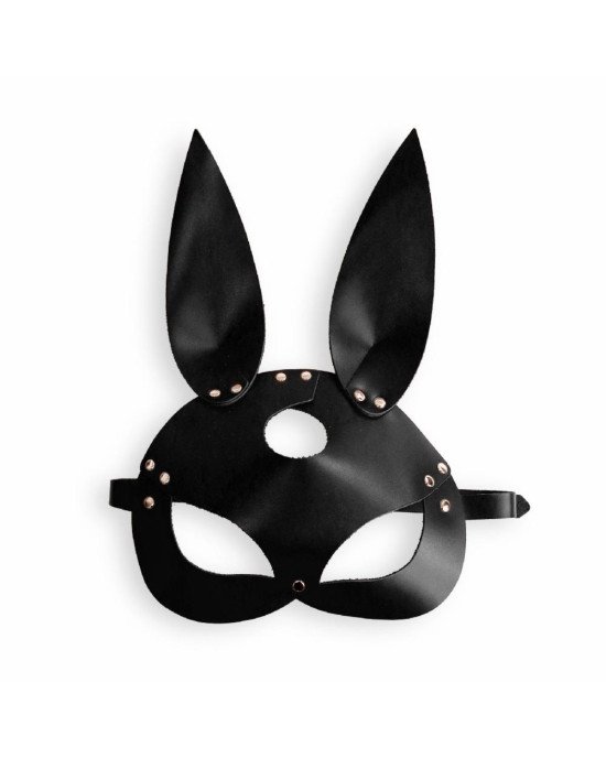 Шкіряна маска Зайчика Art of Sex - Bunny mask, колір Чорний Шкіряна маска Зайчика Art of Sex - Bunny mask, колір Чорний