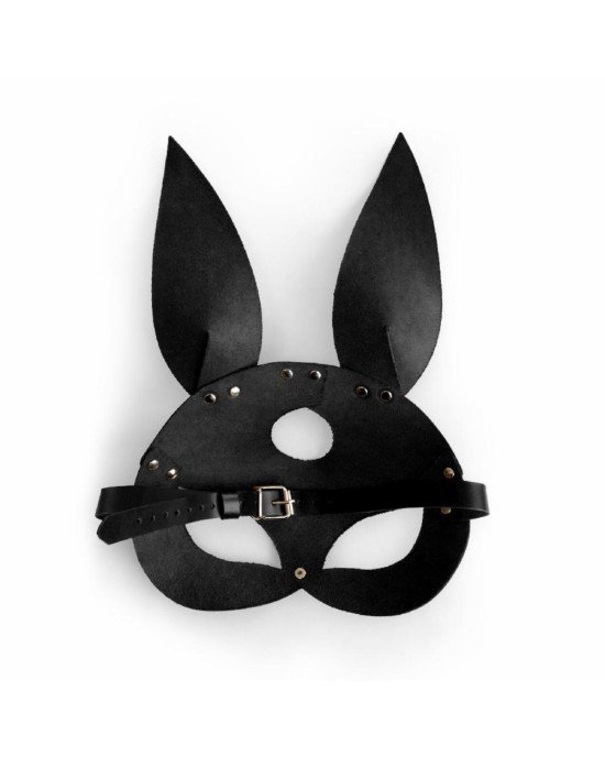 Шкіряна маска Зайчика Art of Sex - Bunny mask, колір Чорний Шкіряна маска Зайчика Art of Sex - Bunny mask, колір Чорний