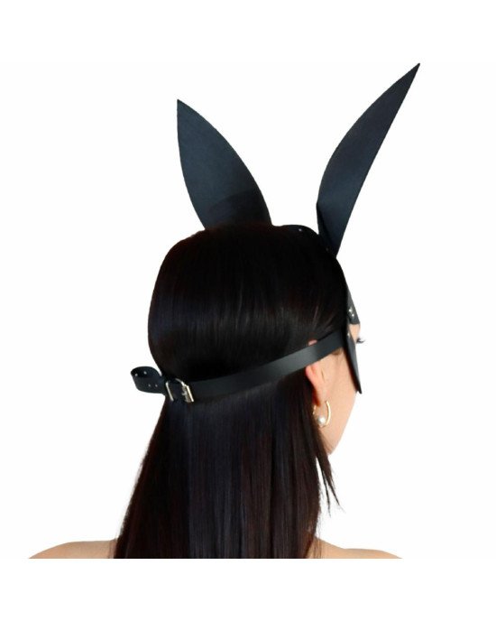 Шкіряна маска Зайчика Art of Sex - Bunny mask, колір Чорний Шкіряна маска Зайчика Art of Sex - Bunny mask, колір Чорний