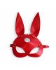 Шкіряна маска Зайчика Art of Sex - Bunny mask, колір Червоний Шкіряна маска Зайчика Art of Sex - Bunny mask, колір Червоний
