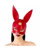 Шкіряна маска Зайчика Art of Sex - Bunny mask, колір Червоний Шкіряна маска Зайчика Art of Sex - Bunny mask, колір Червоний