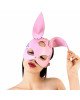 Шкіряна маска Зайчика Art of Sex - Bunny mask, колір Рожевий Шкіряна маска Зайчика Art of Sex - Bunny mask, колір Рожевий