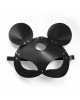 Шкіряна маска зайчика Art of Sex - Mouse Mask, колір Чорний Шкіряна маска зайчика Art of Sex - Mouse Mask, колір Чорний