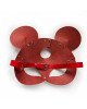 Шкіряна маска зайчика Art of Sex - Mouse Mask, колір Червоний Шкіряна маска зайчика Art of Sex - Mouse Mask, колір Червоний