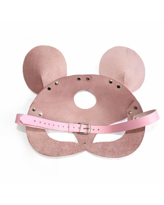 Шкіряна маска зайчика Art of Sex - Mouse Mask, колір Рожевий Шкіряна маска зайчика Art of Sex - Mouse Mask, колір Рожевий