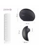 Вакуумний кліторальний стимулятор Svakom Pulse Galaxie Midnight Black, нічник-проектор зоряного неба
